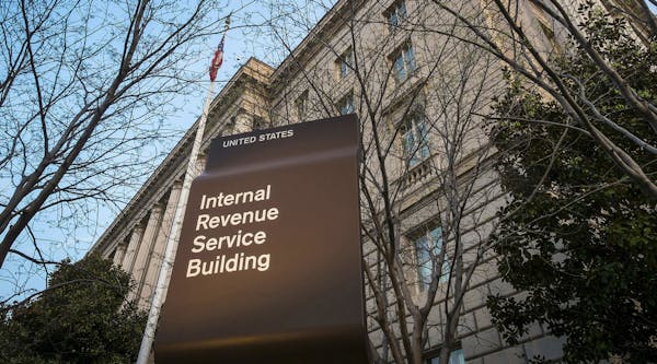 FILE - In this April 13, 2014 file photo, the Internal Revenue Service Headquarters (IRS) building is seen in Washington. The IRS traditionally requir