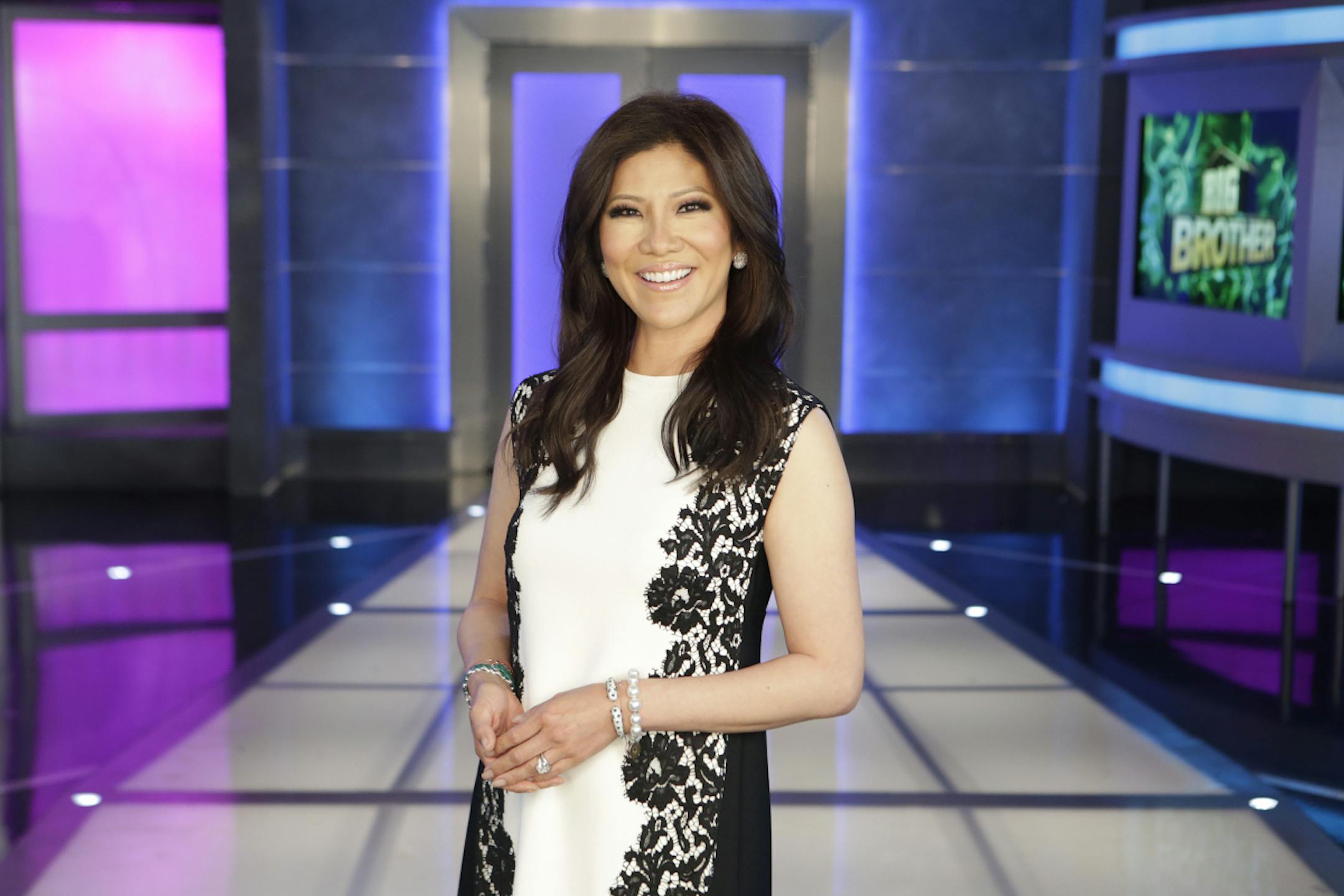 Julie Chen hosts BIG BROTHER, celebrating it\'s 20th season, follows a group of people living together in a house. BIG BROTHER will air on Sundays (8:00-9:00PM, ET/P/T) and on Wednesdays and Thursdays (9:00-10:00 PM, ET/PT) on the CBS Television Network. Photo: Sonja Flemming/CBS copyright2018 CBS Broadcasting, Inc. All Rights Reserved. ORG XMIT: 112861