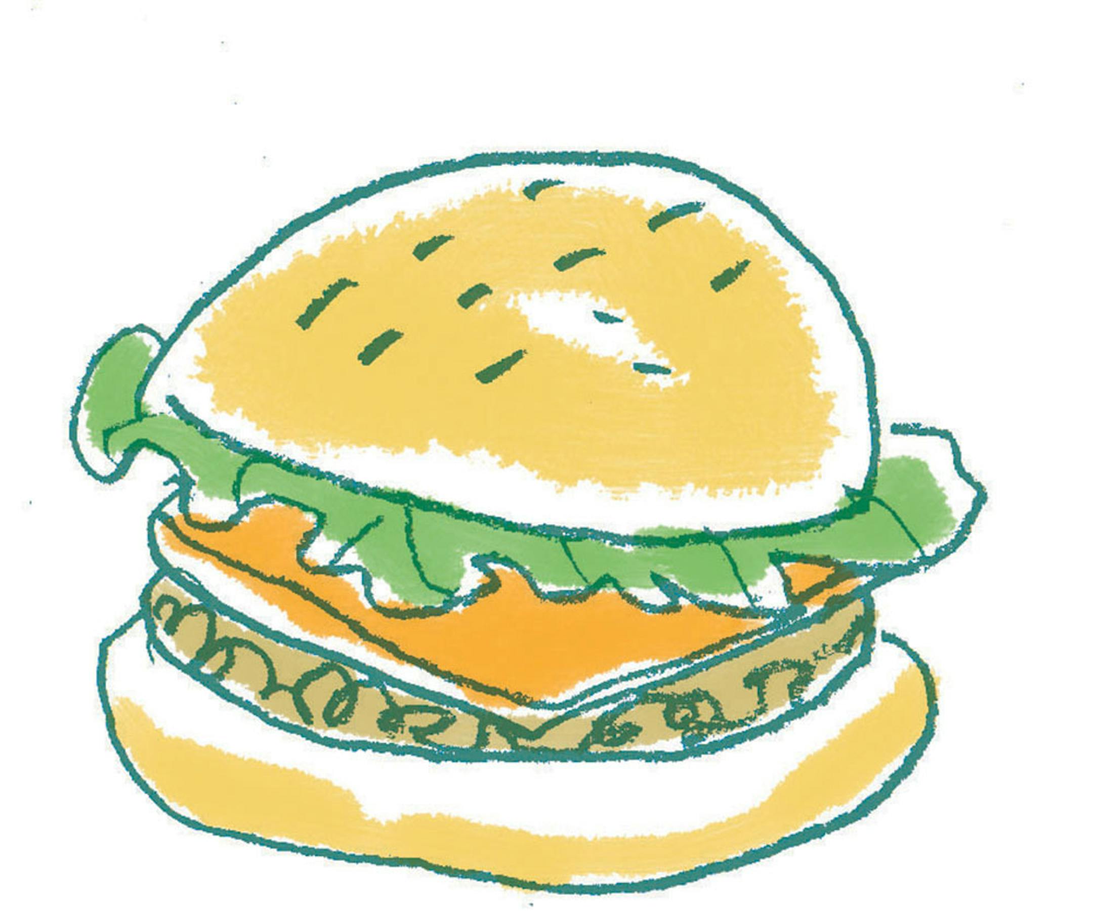 Hamburger, Eric Hanson illustration, special to the Star Tribune