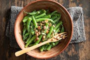 Green Beans with Lemony Tahini Sauce. Recipe from Beth Dooley, Photo by Mette Nielsen, Special to the Star Tribune
