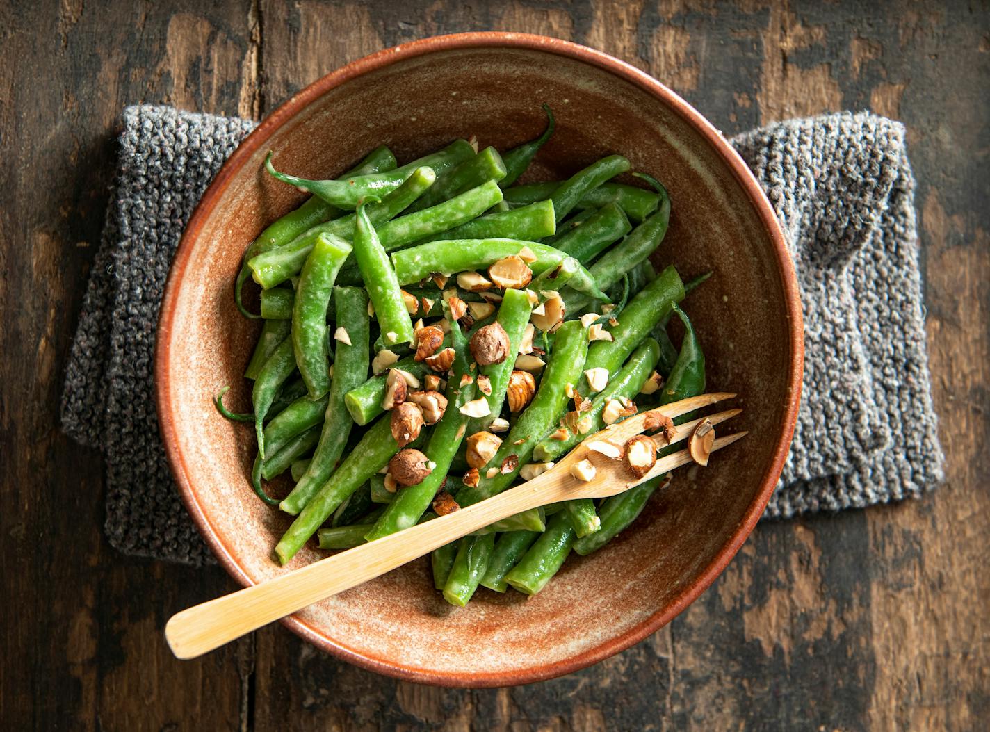 Green Beans with Lemony Tahini Sauce. Recipe from Beth Dooley, Photo by Mette Nielsen, Special to the Star Tribune