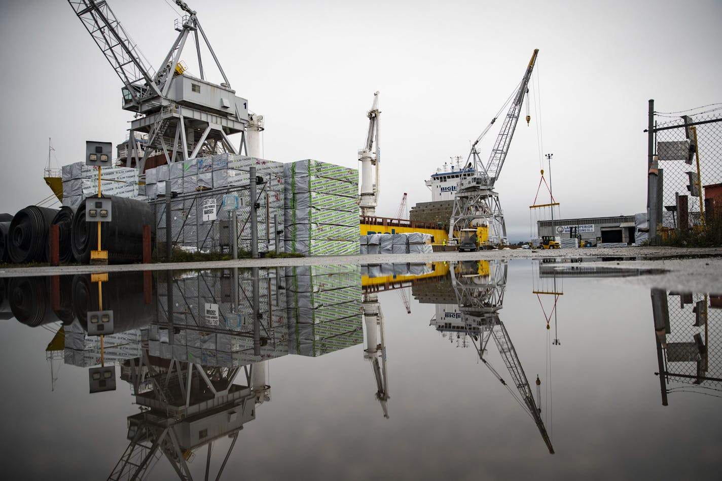 The Happy Ranger sat docked at Duluth's Clure Public Marine Terminal last fall. The port this week received a $10.5 million grant to upgrade the terminal.