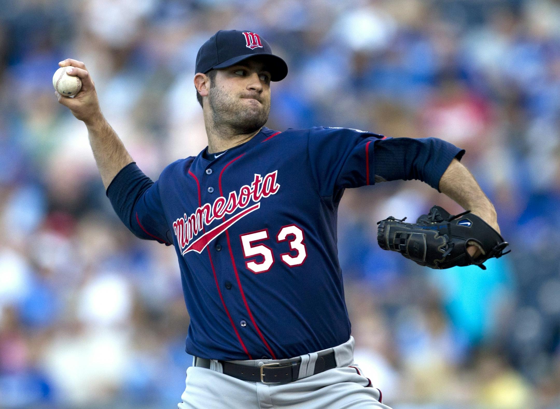 Minnesota Twins starting pitcher Nick Blackburn