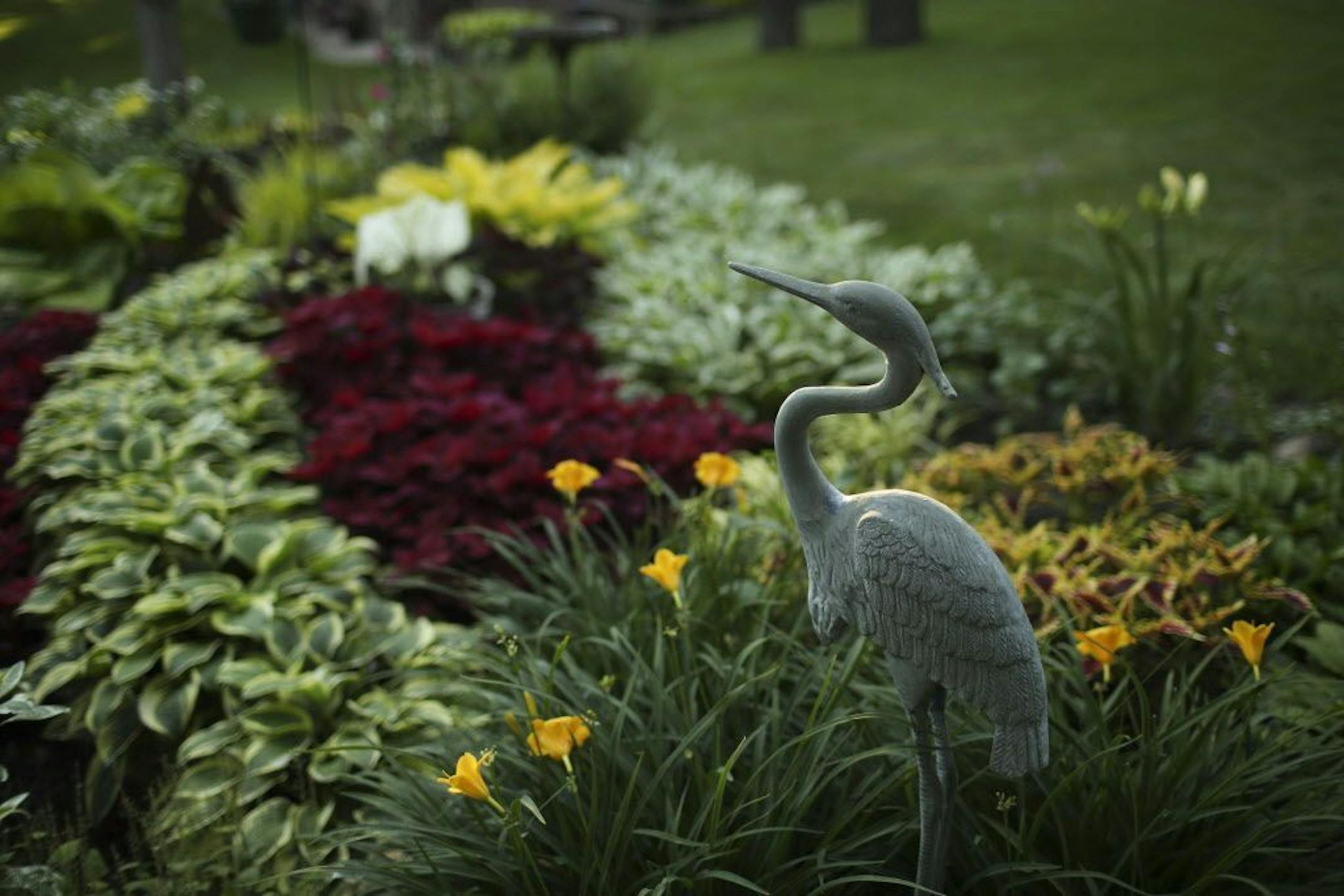 Gene Waldowski uses both his left and right brain to design his artistic yet orderly garden.