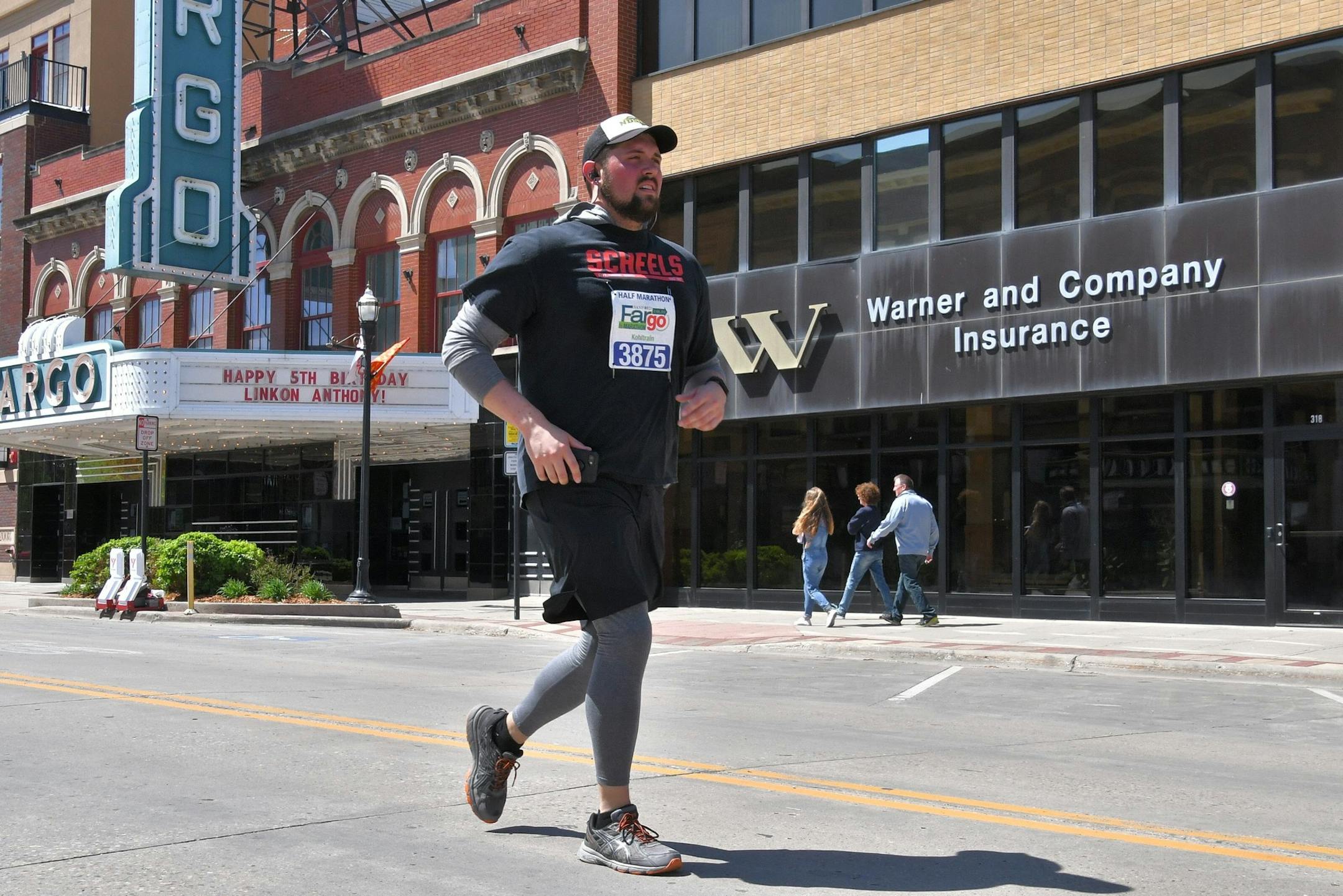 Mike Kohler en route to his full marathon finish.