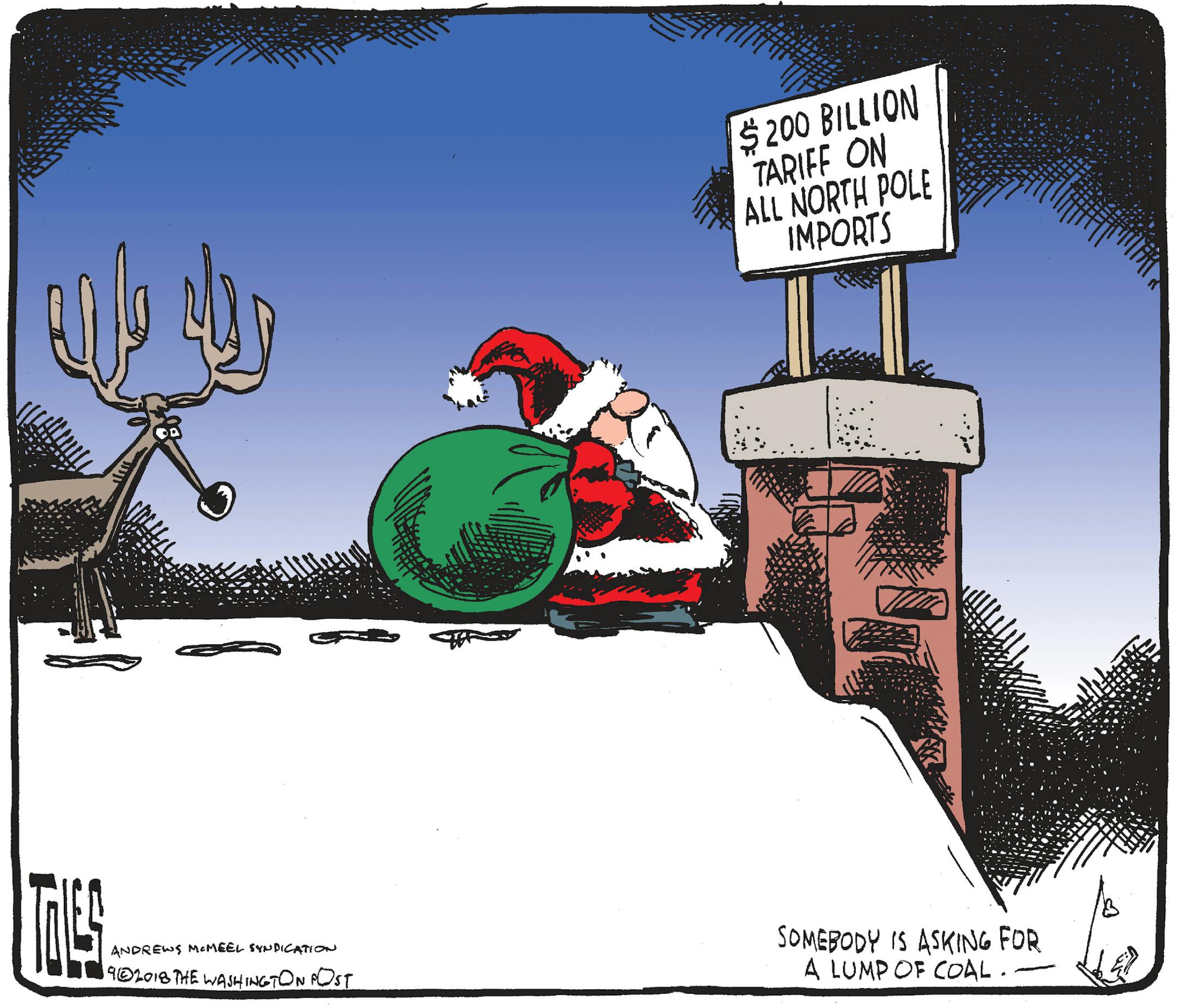 Tom Toles Editorial Cartoon