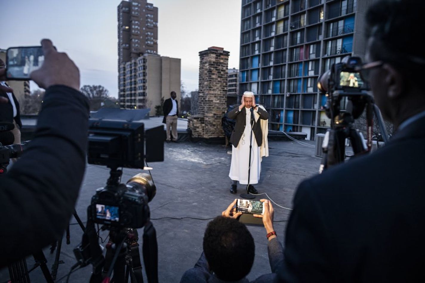 Ahmed Jamal had the honor of making the first adan or call to prayer in the Somali community in Minnesota.