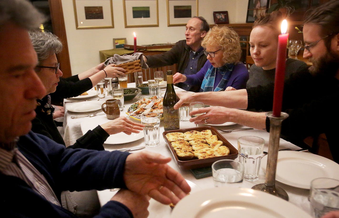 This time the weekly gathering of family and friends was at the home of Don and Ann Luce.