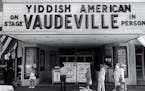 A Yiddish show at the old Cinema Theatre on Miami Beach in 1974. (David Godlis/TNS)