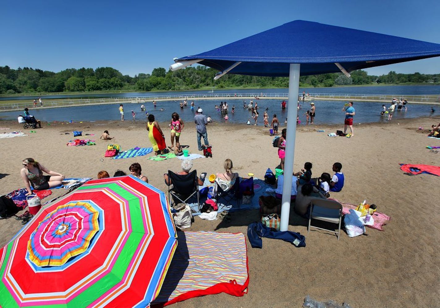 June 2012 - Wirth Beach, Golden Valley Photo by Scott A. Schneider for the Minneapolis Parks and Recreation Board. 612.670.7116 -- sallenschneider@comcast.net