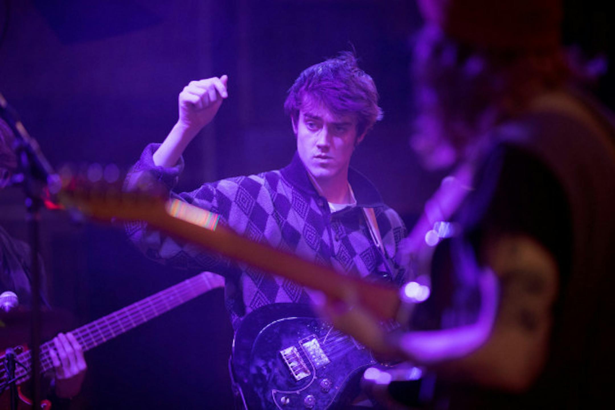 Hippo Campus' Jake Luppen/ Star Tribune photo by Jerry Holt