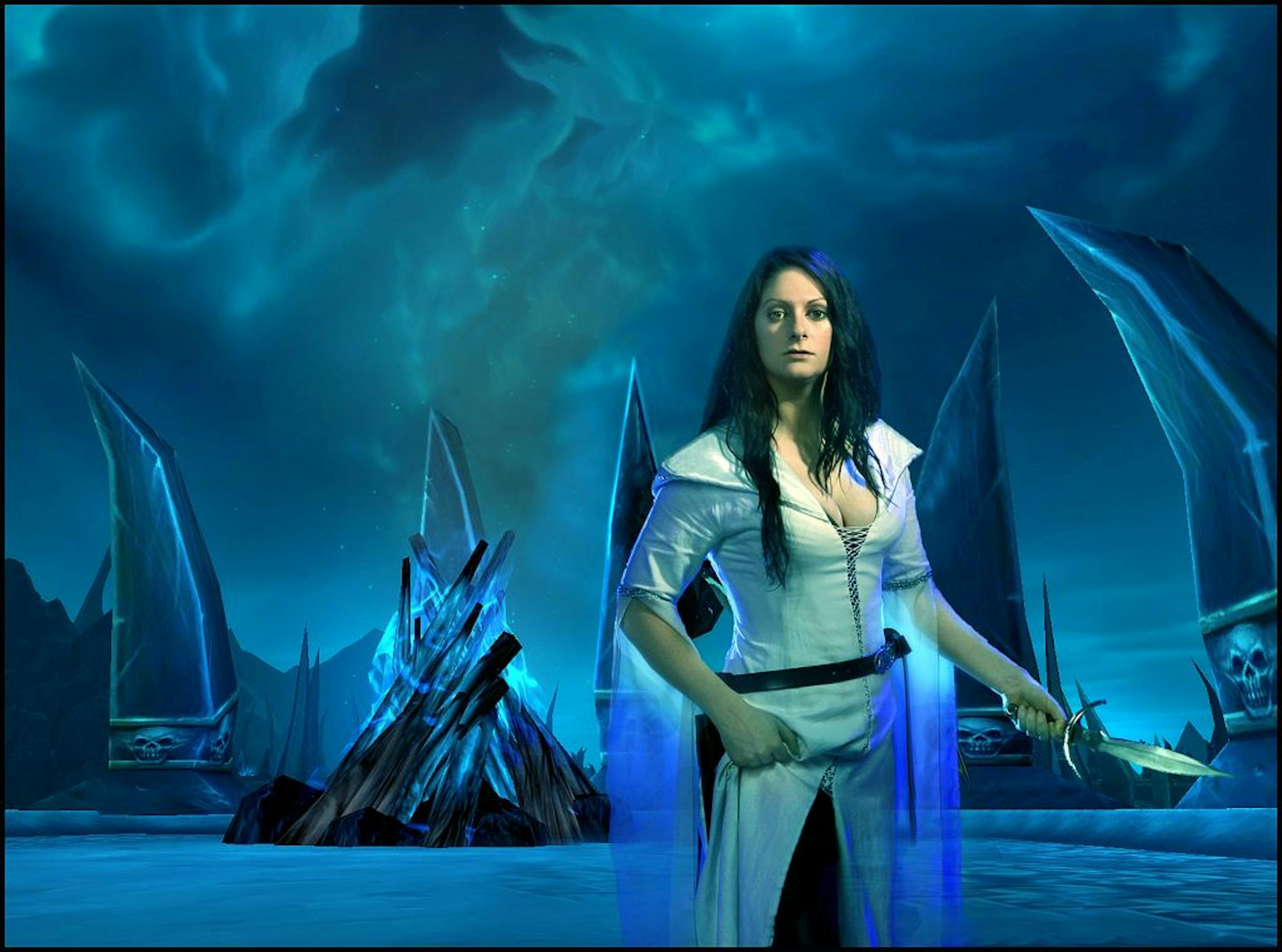 Jeanna McMahon is so serious about gaming that she has spent the equivalent of 157 days creating and playing the character Amallia in "World of Warcraft."