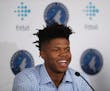 Justin Patton at his introductory news conference last summer.
