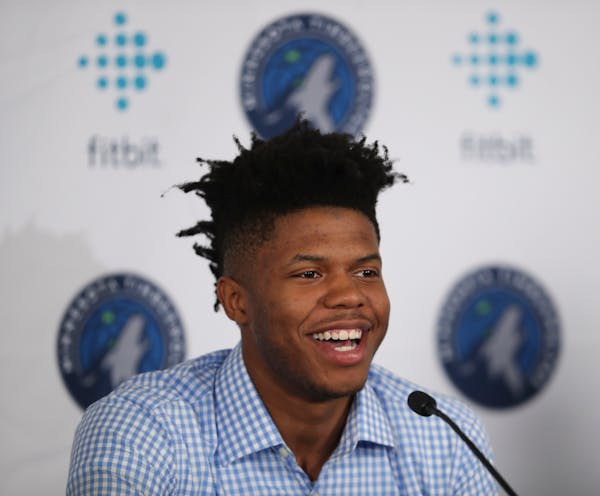Justin Patton at his introductory news conference last summer.