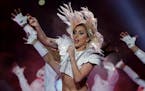 Singer Lady Gaga performs during the halftime show of the NFL Super Bowl 51 football game between the New England Patriots and the Atlanta Falcons, Su