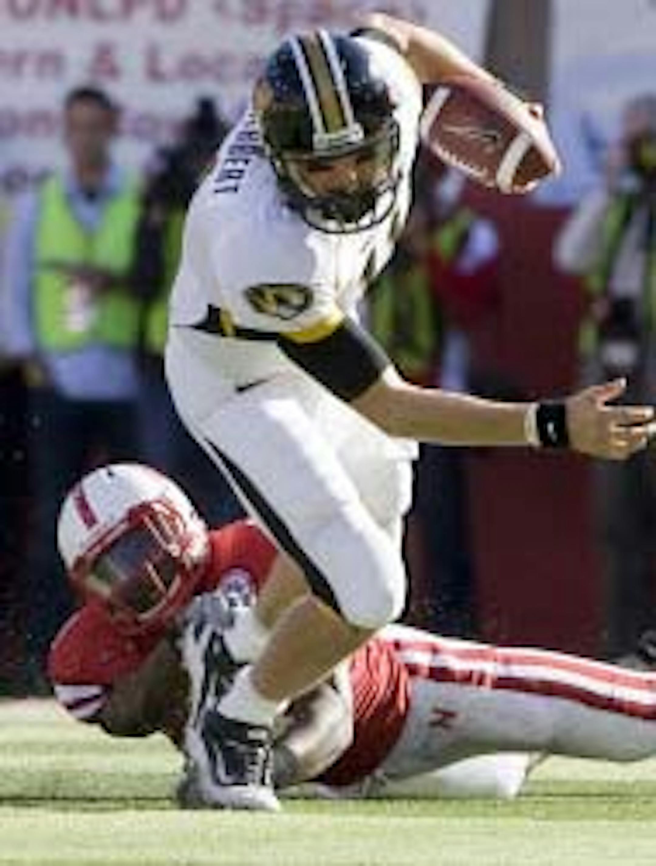 Nebraska linebacker Lavonte David, left, is one of the top returning defensive players for the Cornhuskers.