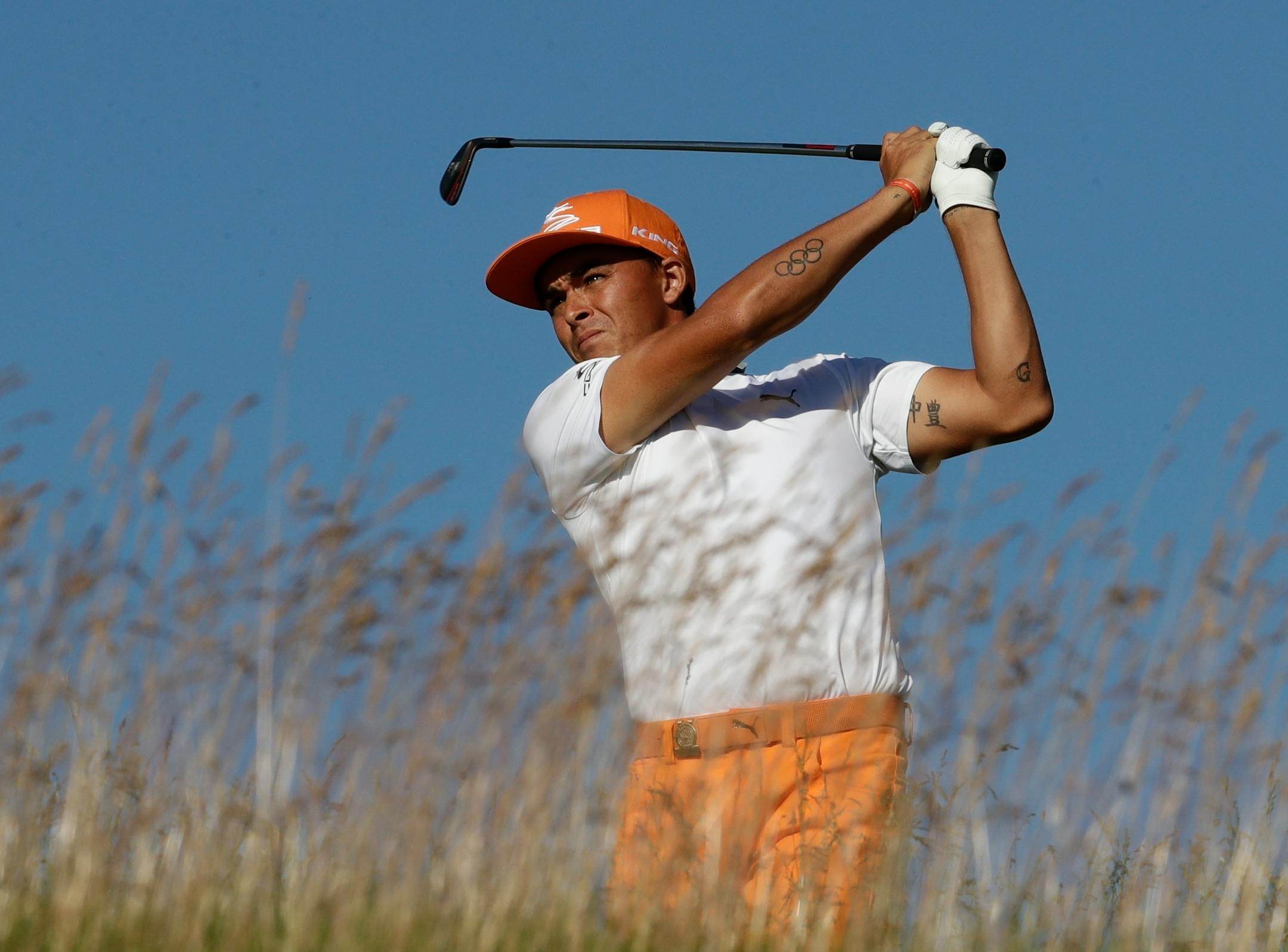 Rickie Fowler, who led after the first round, shot a 72 on Sunday to finish tied for fifth at the U.S. Open. He has finished in the top 10 at seven majors and finished 11th at the Masters in April.