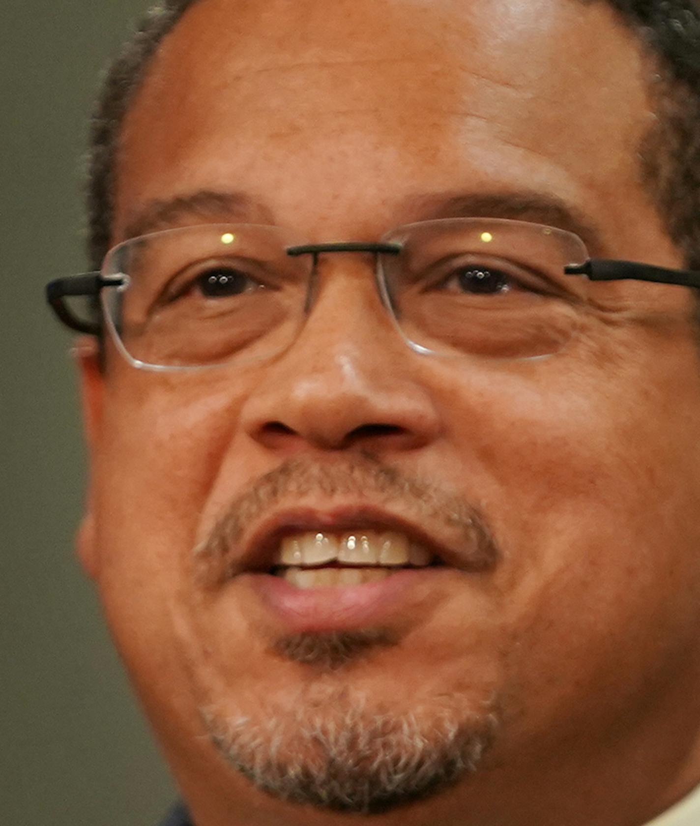 Attorney General Keith Ellison and Public Safety Commissioner John Harrington announce a working group and public hearings about what they call police officer-involved deadly force encounters. ] RICHARD TSONG-TAATARII &#xa5; richard.tsong-taatarii@startribune.com