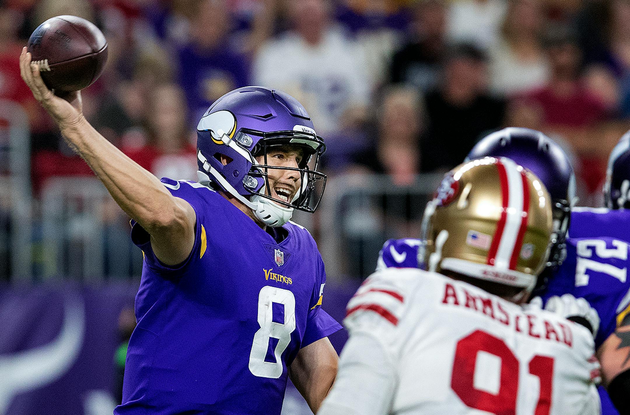 Minnesota Vikings quarterback Sam Bradford