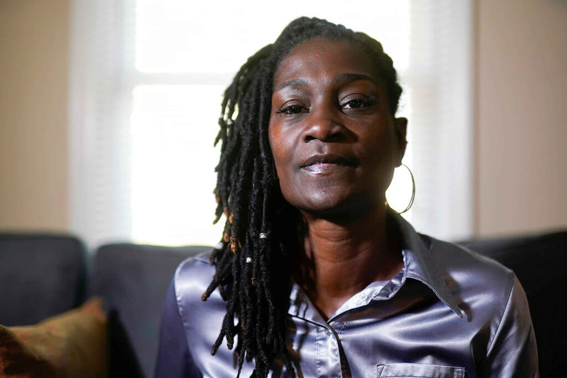 Timika Ingram poses for a picture on Thursday, Nov. 19, 2020, in Charlotte, N.C.