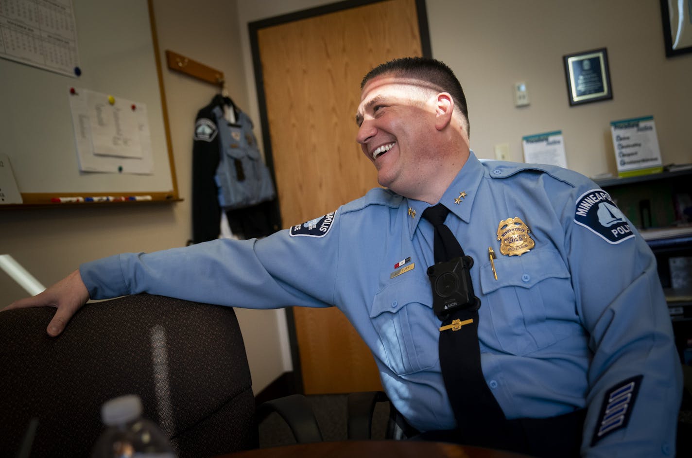 Deputy chief of investigations for the Minneapolis Police Department Erick Fors photographed in his downtown office in Minneapolis, Minn., on Friday, March 13, 2020. ] RENEE JONES SCHNEIDER &#x2022; renee.jones@startribune.com