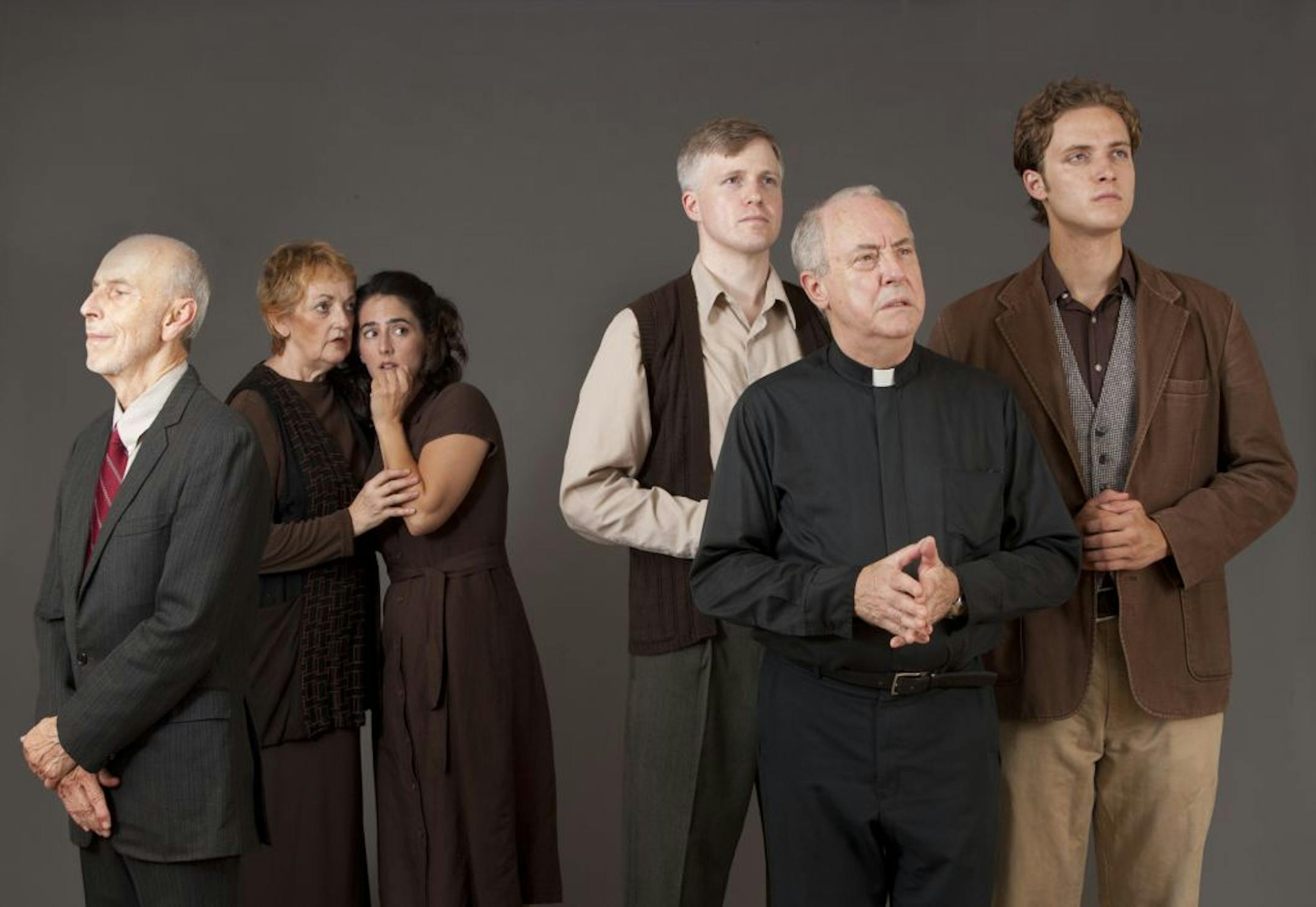 George Muellner, Candace Barrett Birk, Elena Gianetti, Michael Jurenek, Walter Weaver and Caleb Carlson in "Our Class"