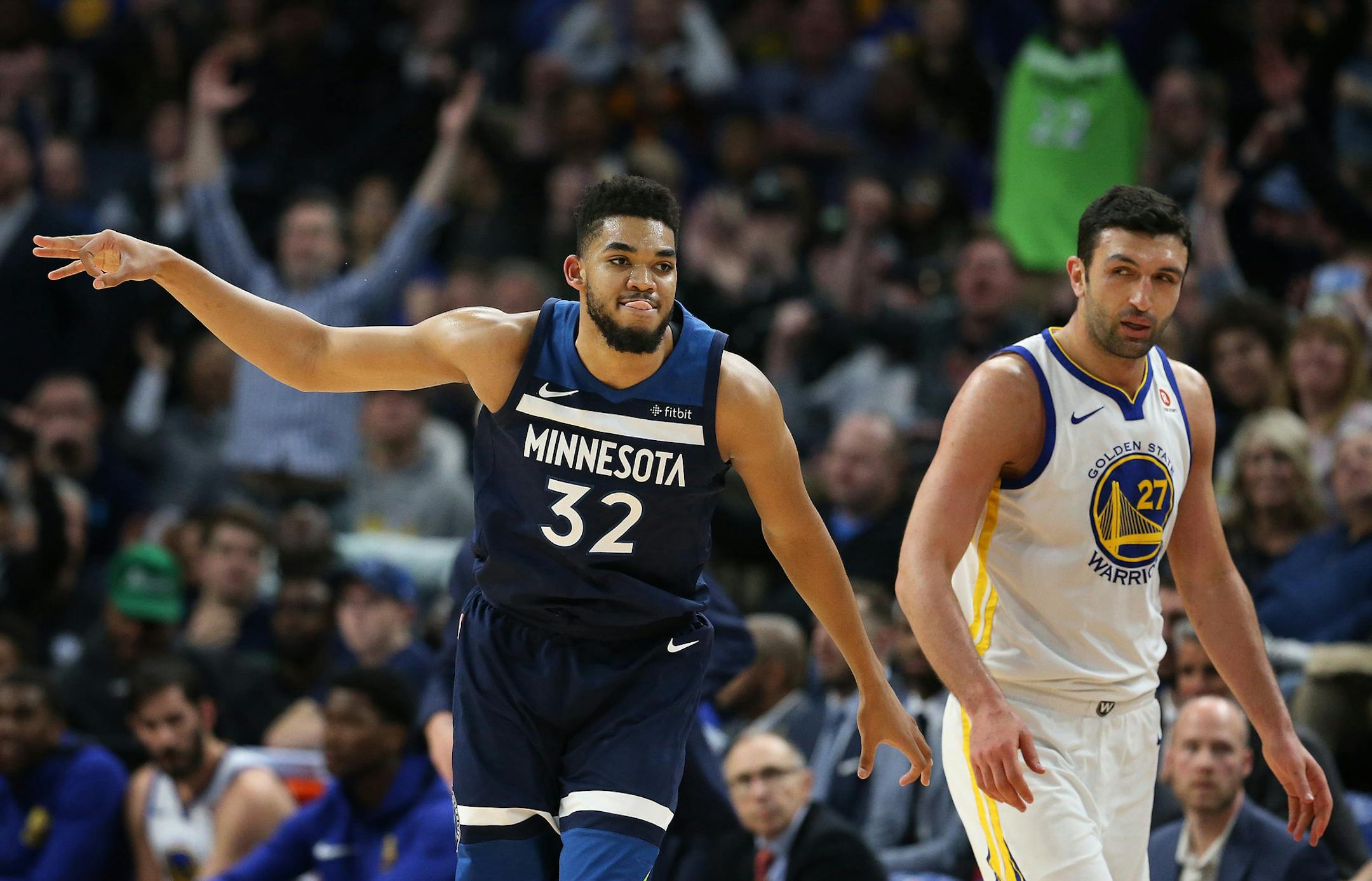 Timberwolves center Karl-Anthony Towns