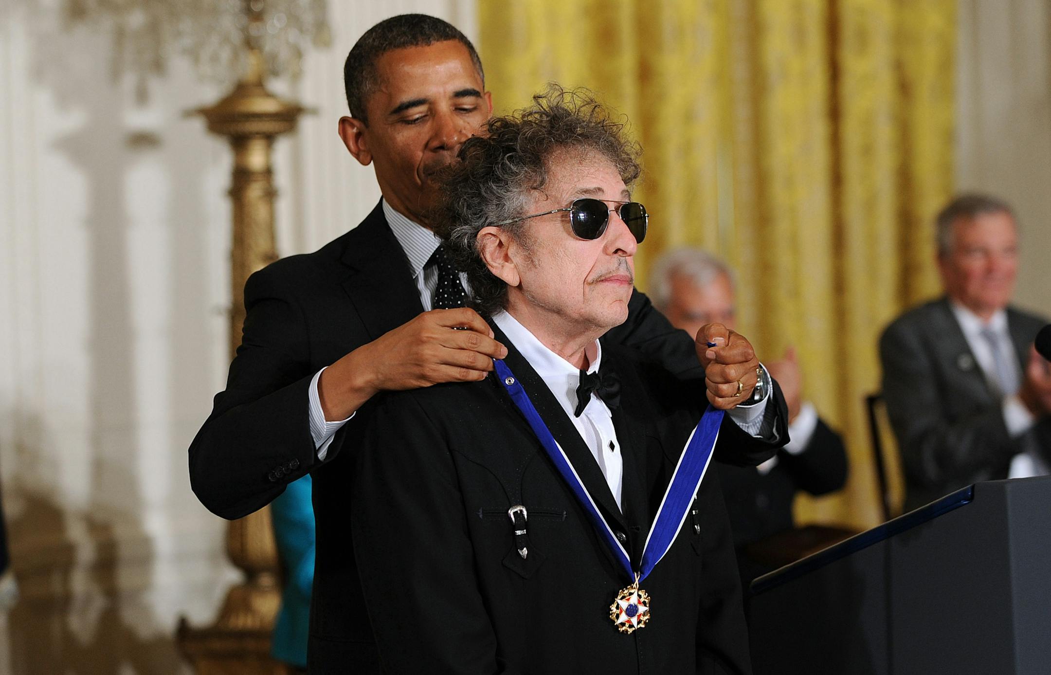 Last Tuesday, President Obama awarded Bob Dylan and several others the Medal of Freedom.