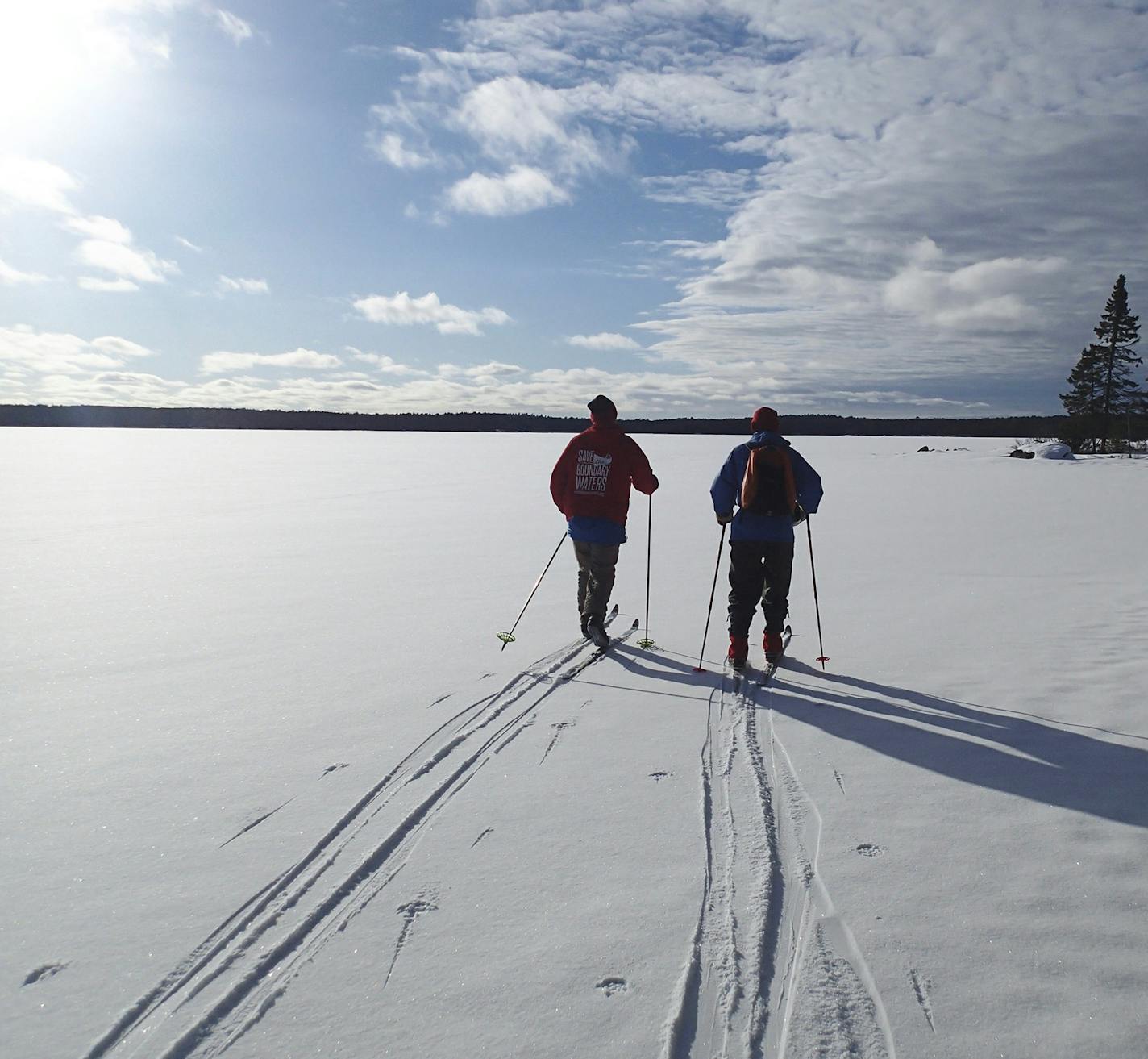 Winter camping in the Boundary Waters Canoe Area Wilderness, for Outdoors Weekend