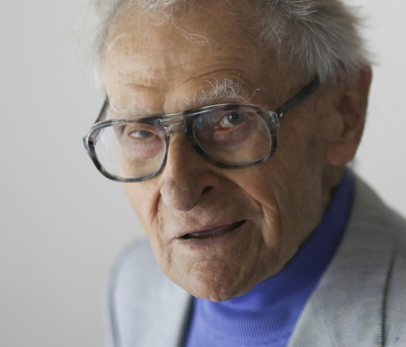 Minnesota Orchestra conductor laureate Stanislaw Skrowaczewski, 93, at home in Wayzata.