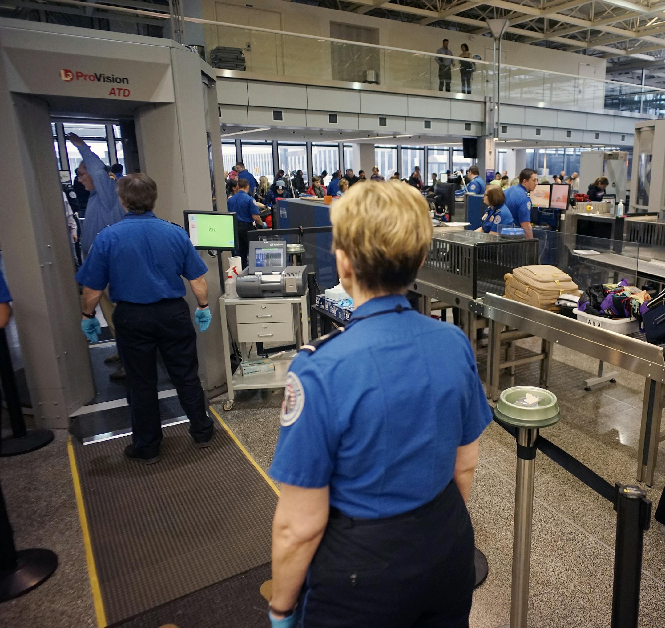 MSP is looking to streamline TSA checks and traveling in general by installing a new check point that is more efficient and spacious that this current one.] rtsong-taatarii@startribune.com/ Richard Tsong-Taatarii