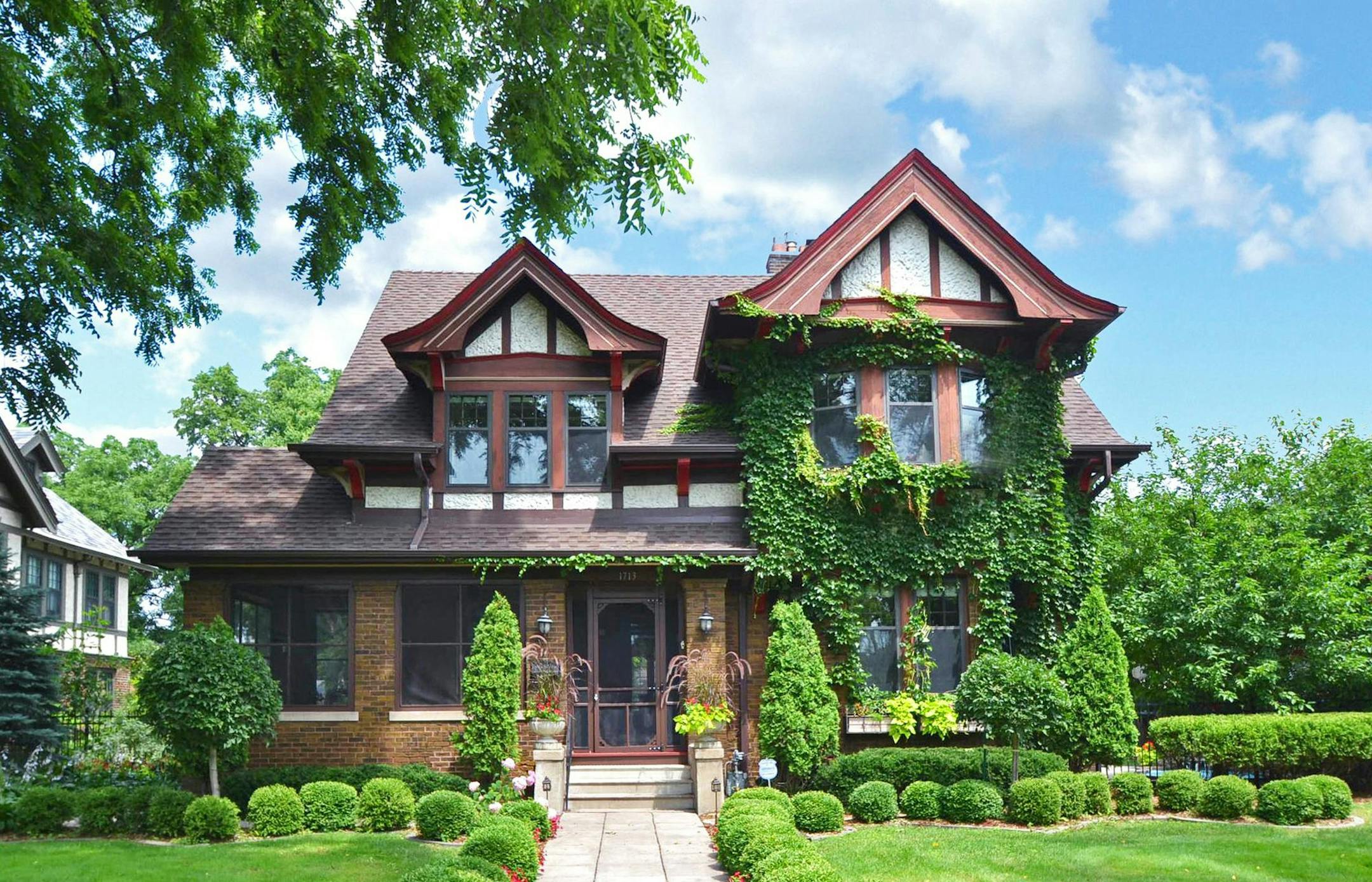 HOMEGAZING: 1908 Summit Ave. brick tudor . Credit Paul Markland.