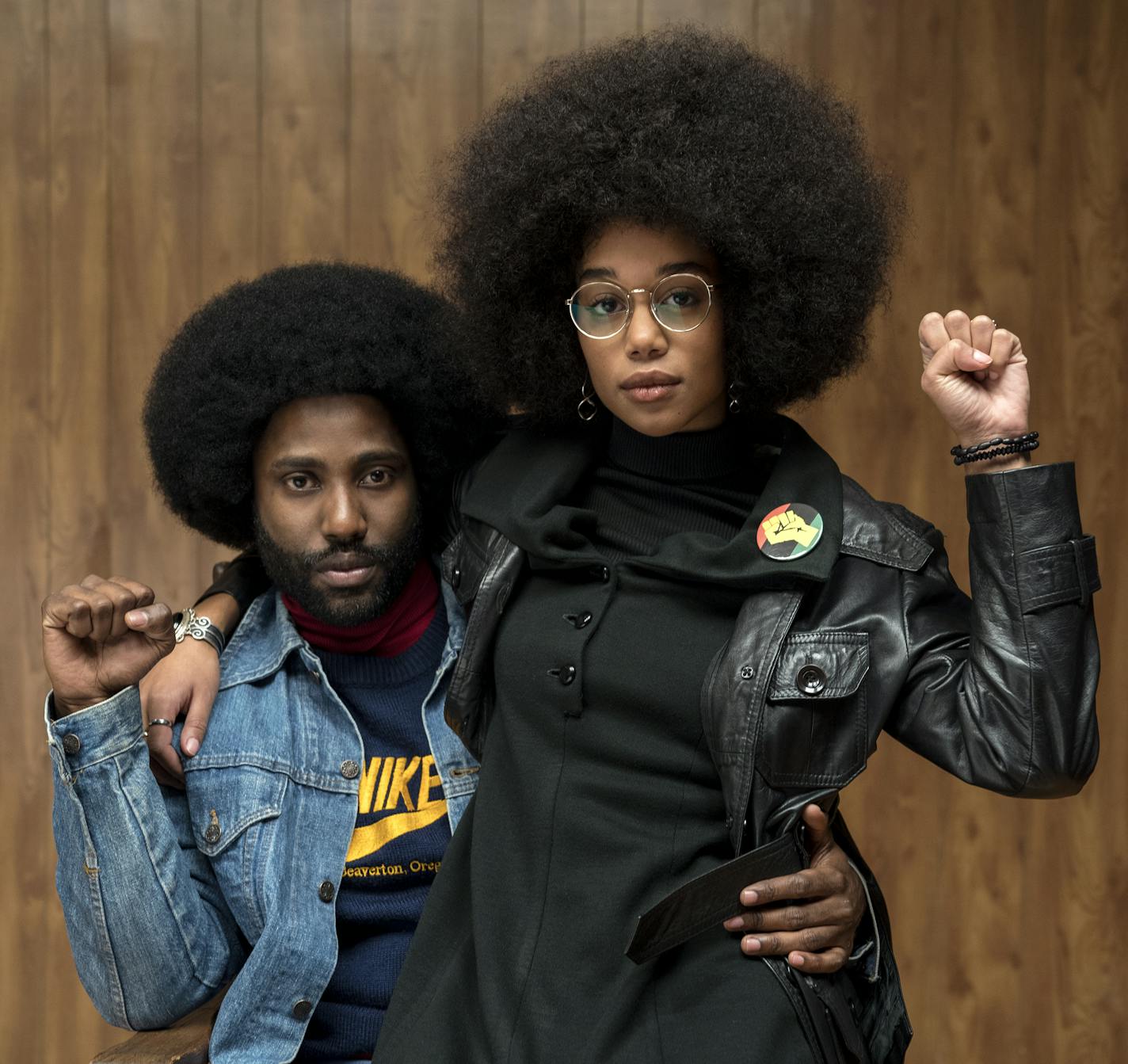 4117_PP_D002_02137_RJohn David Washington stars as Ron Stallworth and Laura Harrier as Patrice in Spike Lee&#x2019;s BlacKkKlansman, a Focus Features release.Credit: David Lee / Focus Features