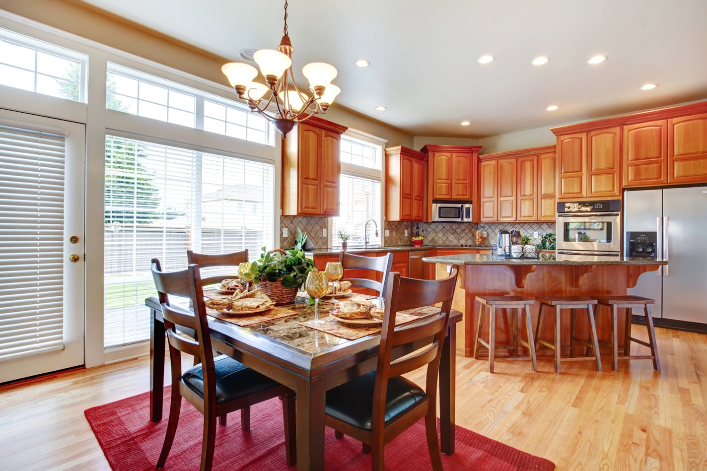 Adding a rug can easily add warmth to the kitchen. (Dreamstime/TNS)