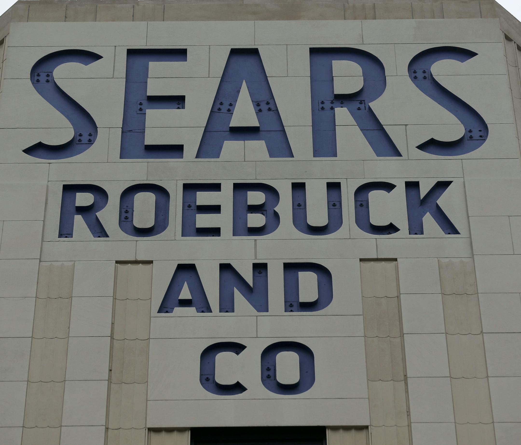 A sign for a Sears department store is displayed in Hackensack, N.J., Monday, Oct. 15, 2018. Sears filed for Chapter 11 bankruptcy protection Monday, buckling under its massive debt load and staggering losses. (AP Photo/Seth Wenig) ORG XMIT: NJSW103
