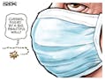 Sack cartoon: Wear your mask