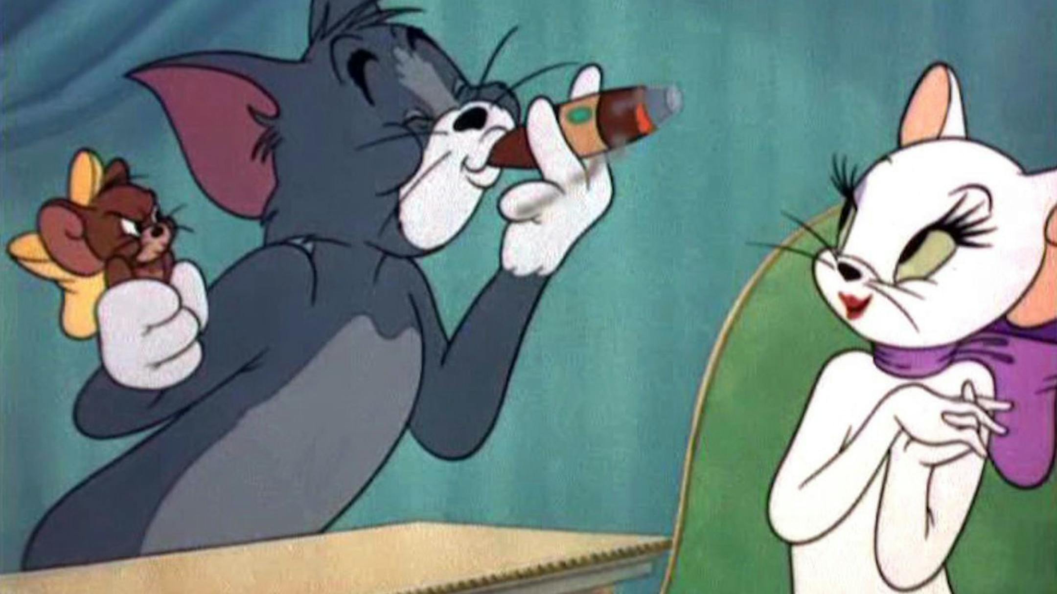 A scene from the 1951 Tom and Jerry short &#xec;Casanova Cat,&#xee; which Warner pulled from an upcoming Blu Ray.