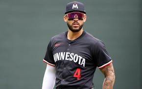 Twins shortstop Carlos Correa looks on before a game last Thursday at Baltimore.