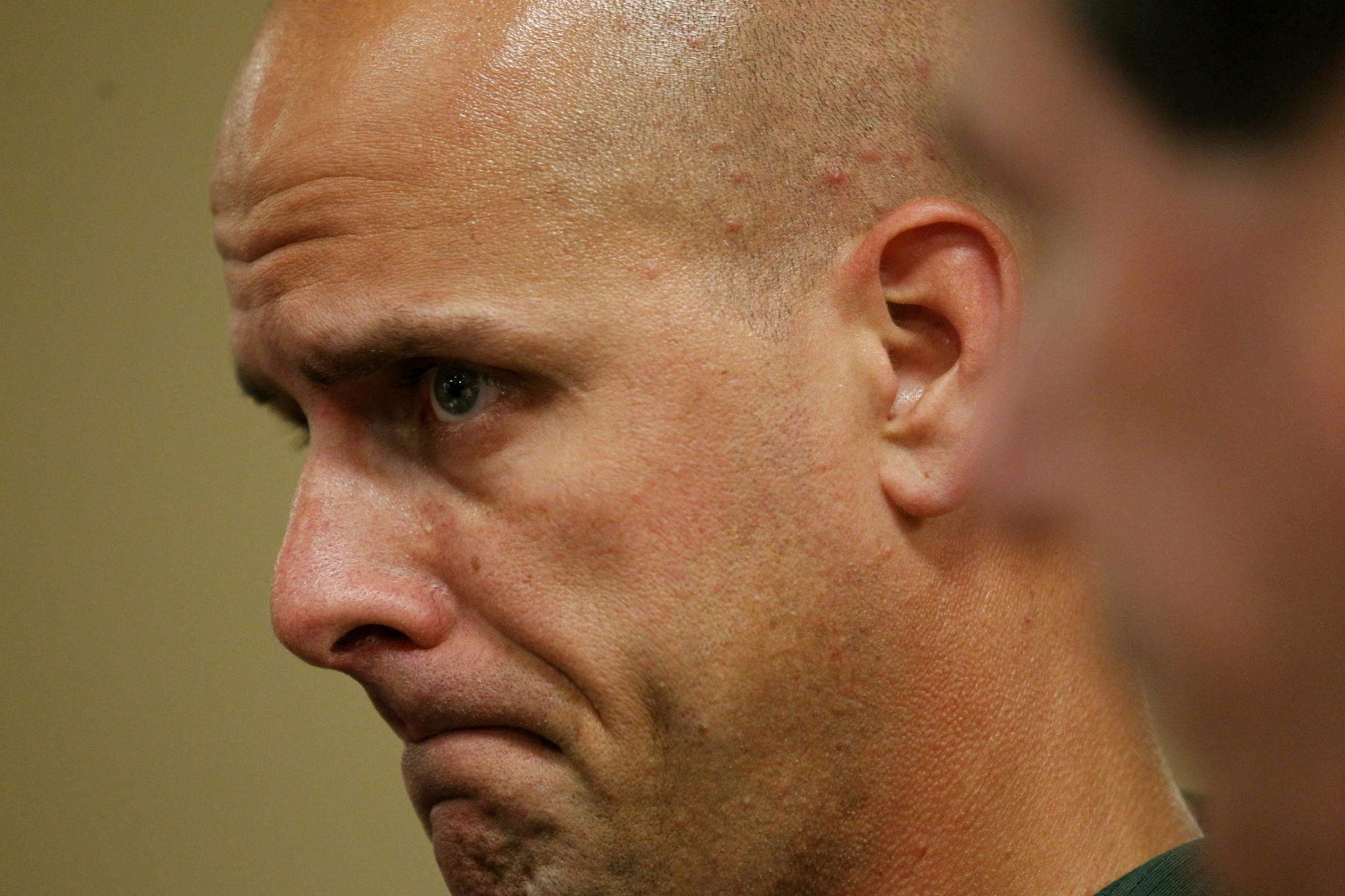 Greenwood Elementary school principal Nate Schurman talked about the two Schafhausen sisters during a press briefing Wednesday afternoon July 11, 2012 . On Tuesday evening three young girls were found dead at their River Falls , Wisconsin home.