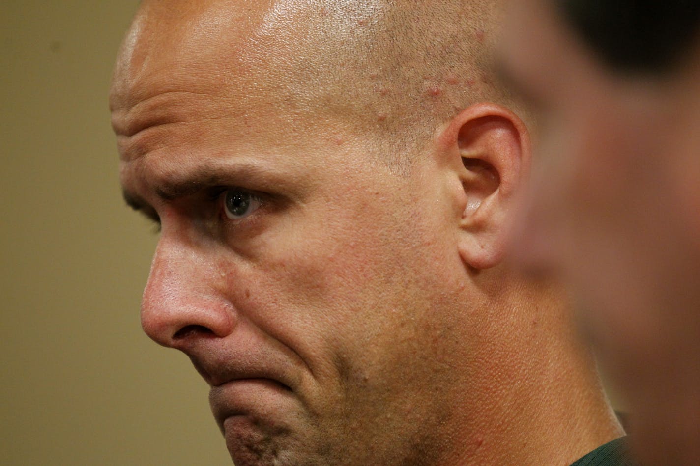 Greenwood Elementary school principal Nate Schurman talked about the two Schafhausen sisters during a press briefing Wednesday afternoon July 11, 2012 . On Tuesday evening three young girls were found dead at their River Falls , Wisconsin home.