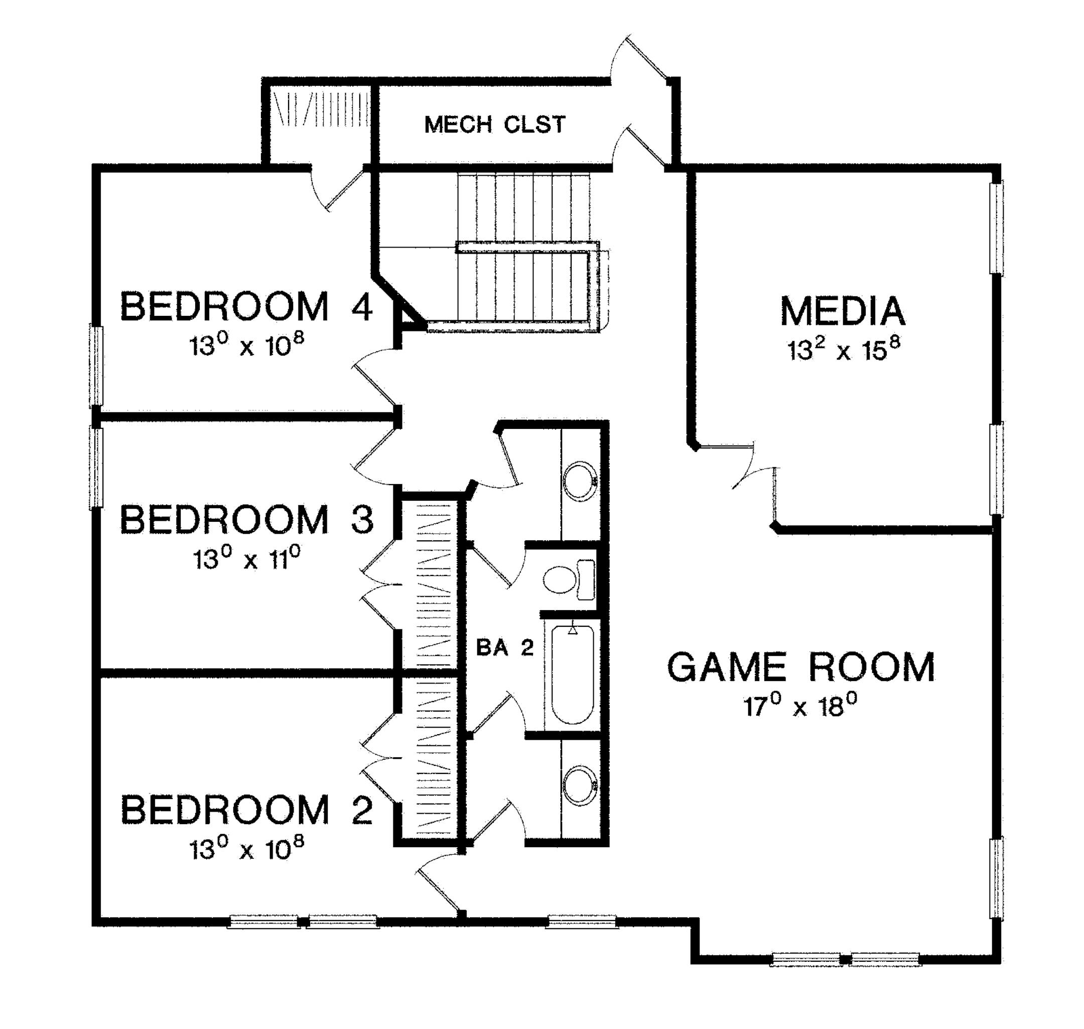 Home plan: Contemporary Craftsman is designed for the modern active family.