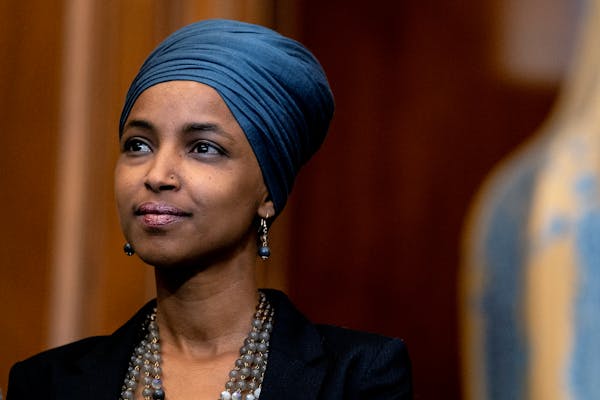 Rep. Ilhan Omar (D-Minn.) at the Capitol in Washington on June 17, 2021. 
