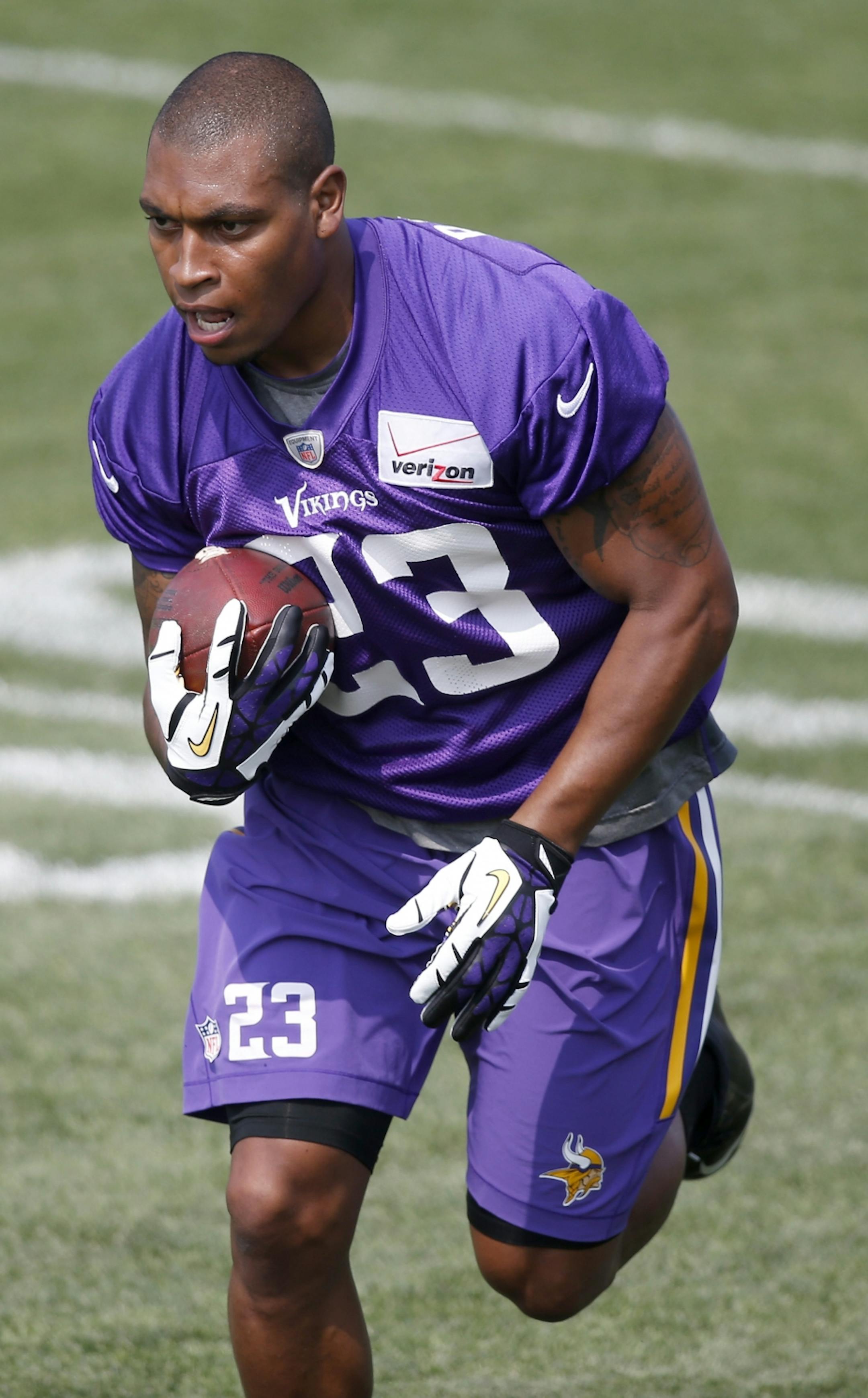 Minnesota Vikings Joe Banyard (23).