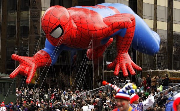 The Spiderman balloon has been popular at past Macy's Thanksgiving Day parades.