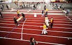 At the U of MN Field House, about 2000 students, staff, and faculty took saliva Covid-19 tests before the university locks down and goes to virtual le
