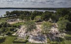 The demolished remains of the Pillsbury Mansion were photographed Wednesday, August 29, 2018 in Orono, Minn. ] AARON LAVINSKY &#xef; aaron.lavinsky@st