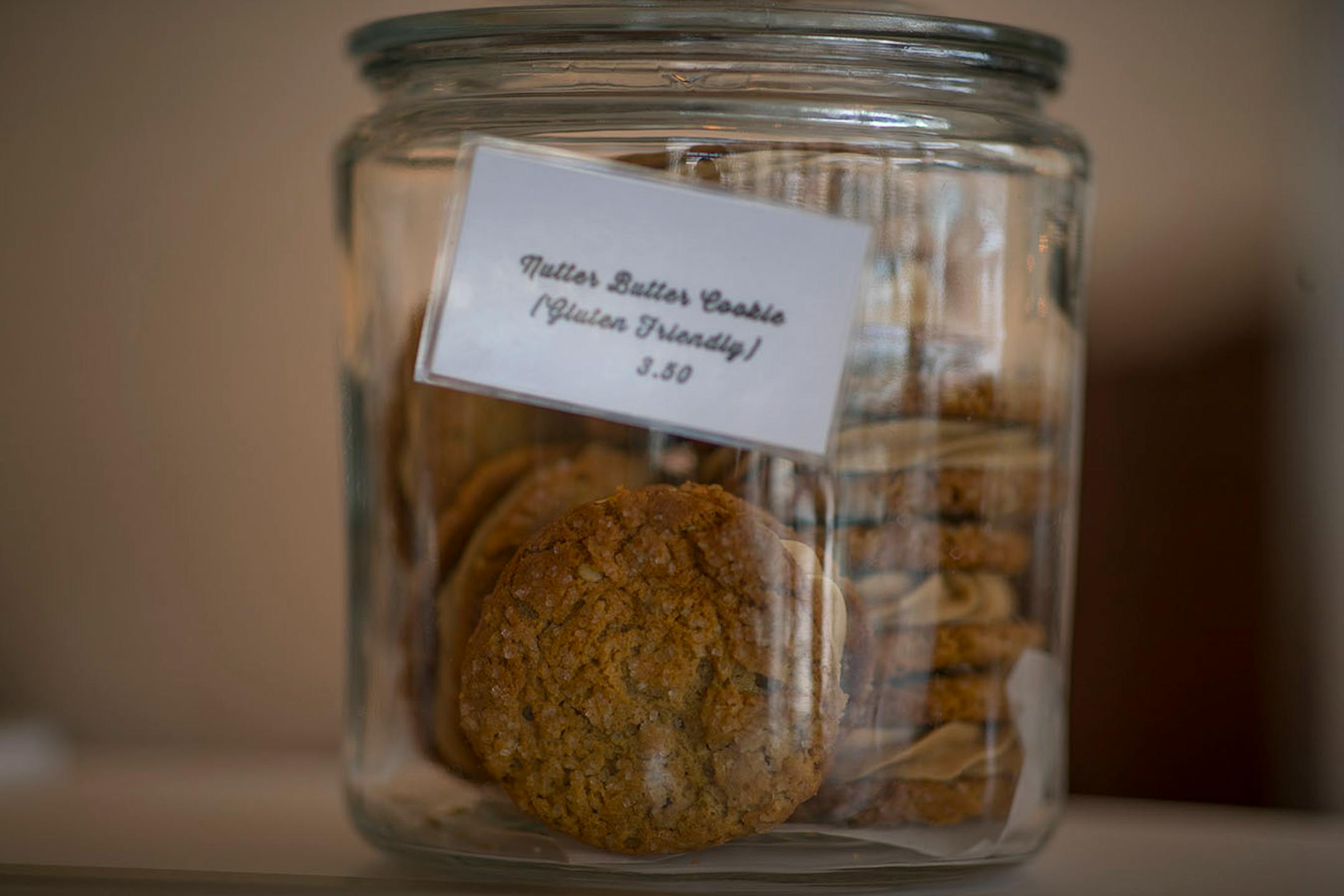Nutter butter cookies at the Lucky Oven, Feb 9, 2018 in Minneapolis, MN.