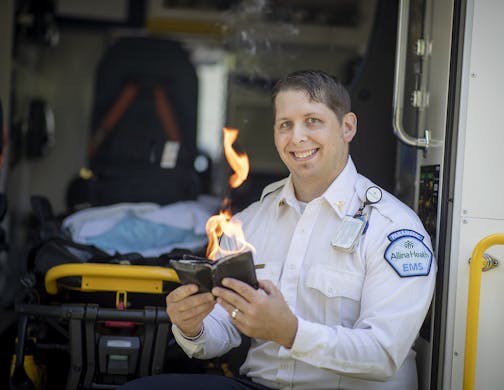 After Ivan Mazurkiewicz who has, for more than 14 years, been an EMT/paramedic, experiened a tragic call involving the death of a 5-year old boy, he needed to find something to help him cope and help him connect better with the kids he treats while on the job. The answer? Magic! What started as a few coin tricks in the back of his ambulance turned into a passion for Mazurkiewicz -- magic is now making a difference in the lives of the people he serves every day. Mazurkiewics threw a small magic s