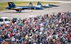 Spectators watched aerial displays during the Duluth Airshow last June. The event drew thousands to the city, which has rebounded to 2019 tourism tax 