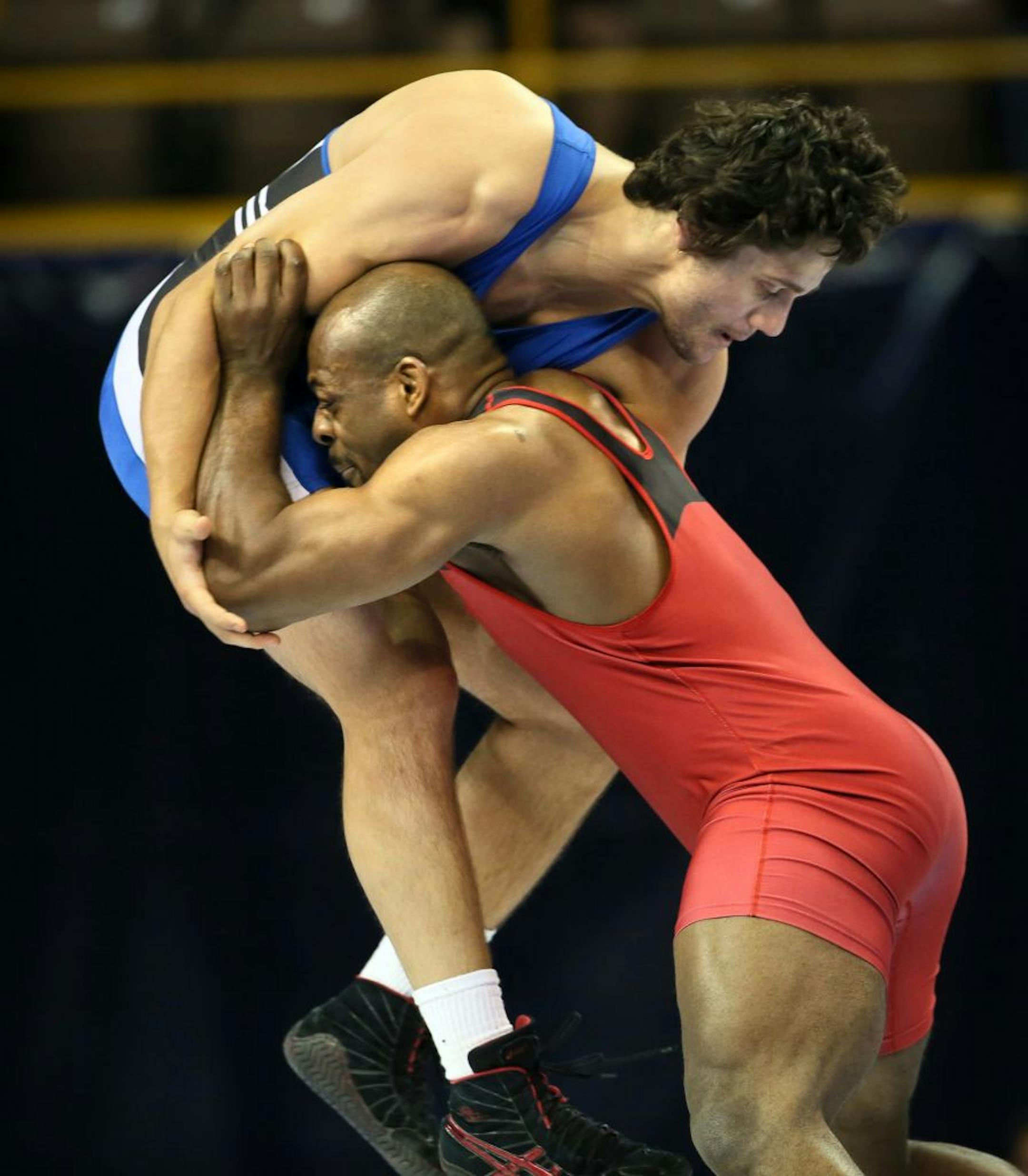 Plymouth native R.C. Johnson, winner of the 96-kilogram Greco-Roman weight class at last month's Olympic wrestling trials, lost his bid to compete in London when the U.S. failed to qualify his weight.